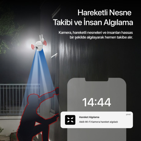 XENON X7266 FHD 3MP GECE G. WI-FI GUVENLIK KAM.